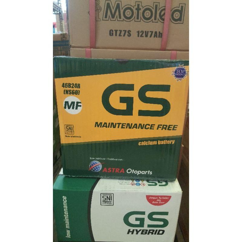Aki Mobil Kering Avanza, Xenia,Rush, Terios Gs Mf Ns60 Original Astra