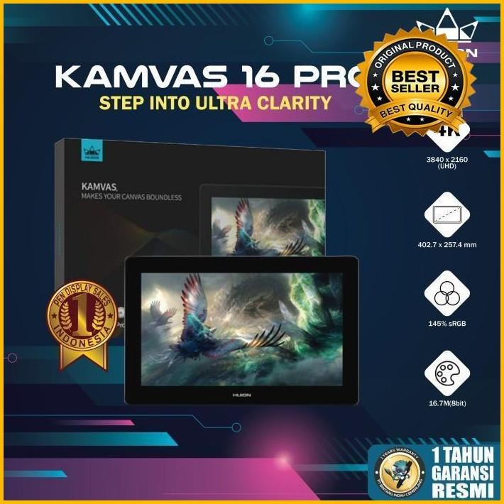Huion Kamvas Pro 16 4K New New 100 % Original