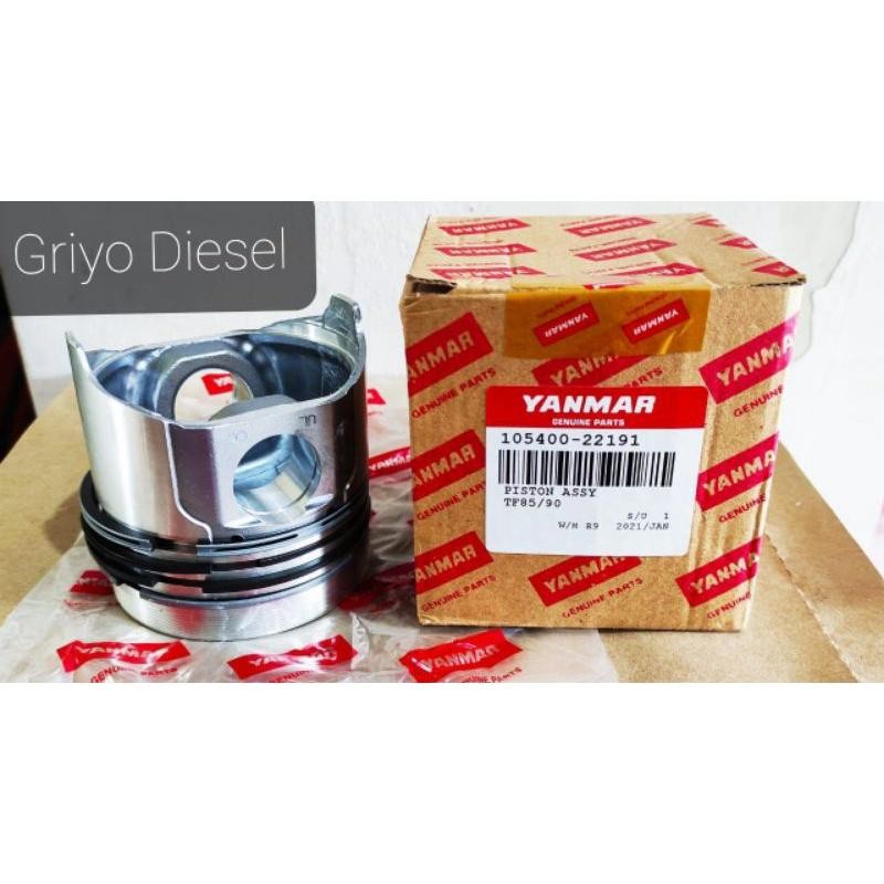 Seker Komplit/Piston Assy (Seker/Seher + Ring Seker/Seher) Yanmar Tf 85 Original Ori Asli