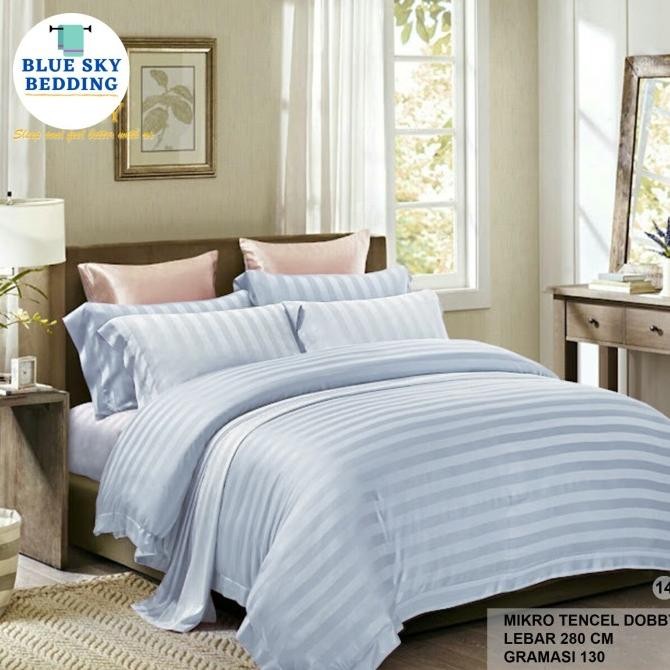 Promo Bedcover Set Salur Mikro Tencel