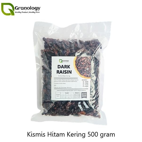 

Dark Raisin / Kismis Hitam Kering ( Gram) by Granology