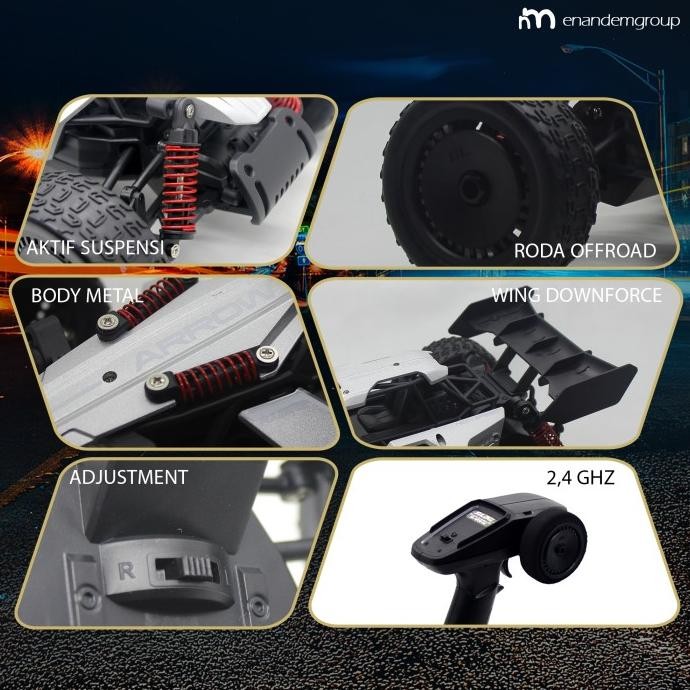 Grosir Mainan Mobil Remot Kontrol Rc Offroad Climbing Sulong Jumbo 1/14 25Kph
