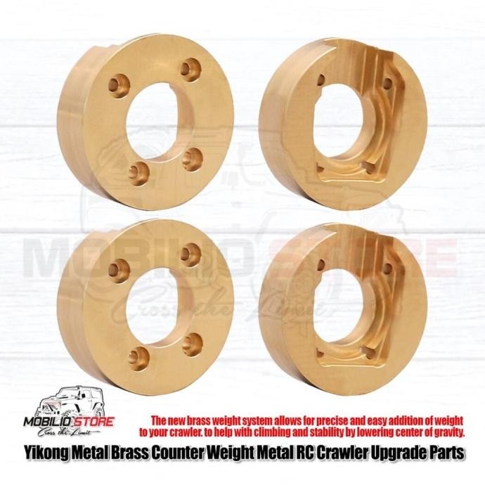Murah Upgrade Brass Counterweight Axle Rc Crawler For Yikong Yk4102 Yk4082