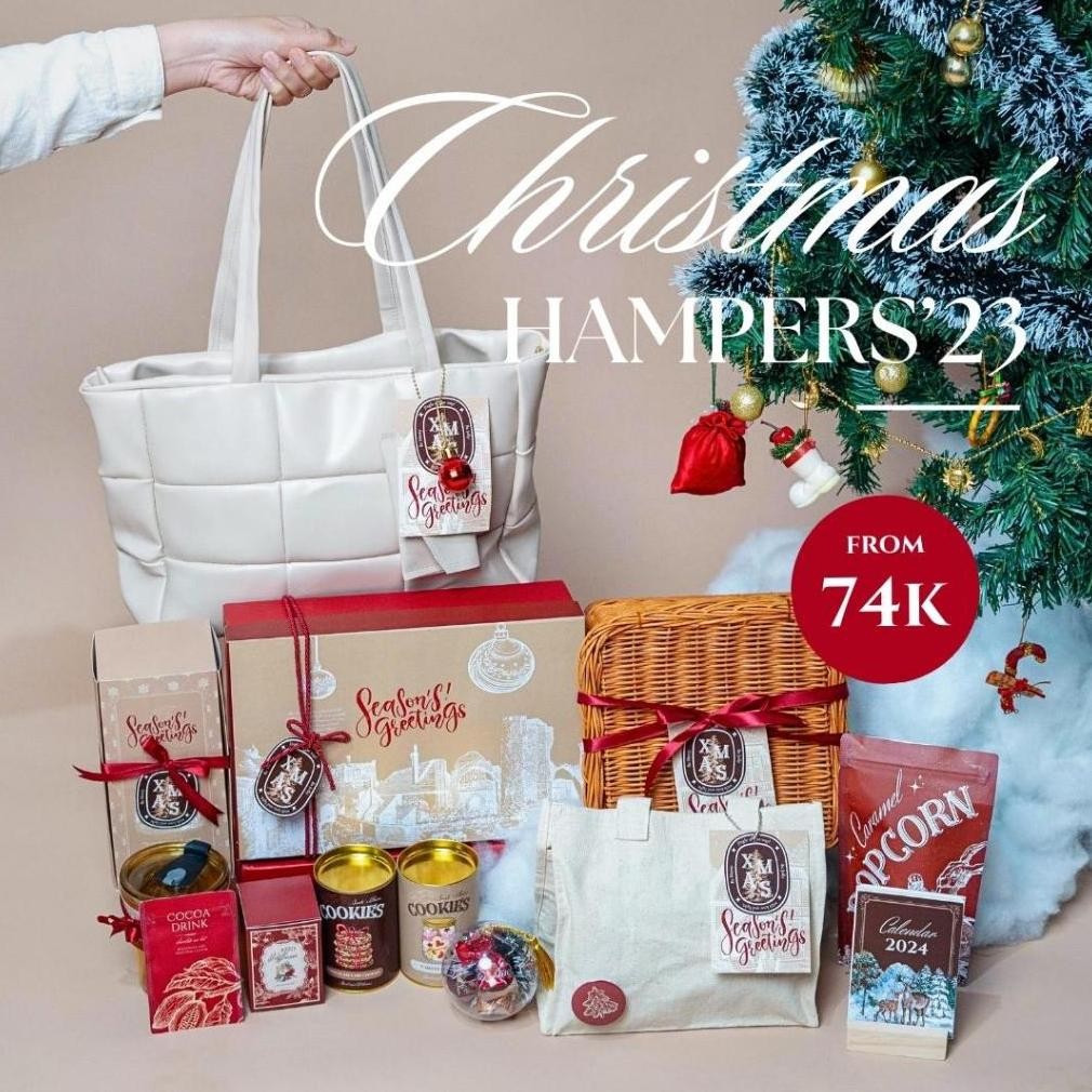 

TERLARIS Hampers Natal 2023 | Season Greetings Kado Natal Christmas Gift Parcel Natal Kalender 2024 Hardbox Tas Kue kering Coklat Reed Diffuser Lilin Box Murah Unik rq-56