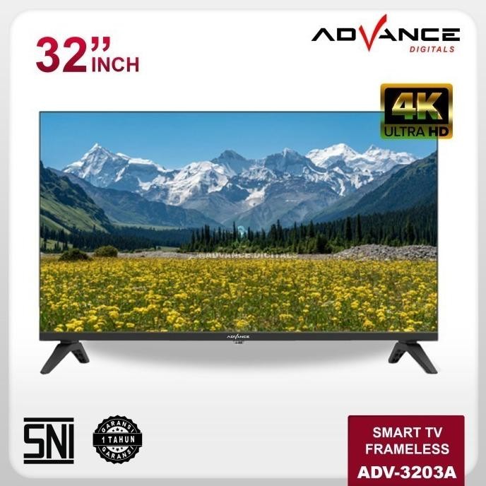 Grosir Android Tv Advance Adv-3203A 32 Inch - Full Hd Tv Digital Tv Frameless - Panel Dari Lg