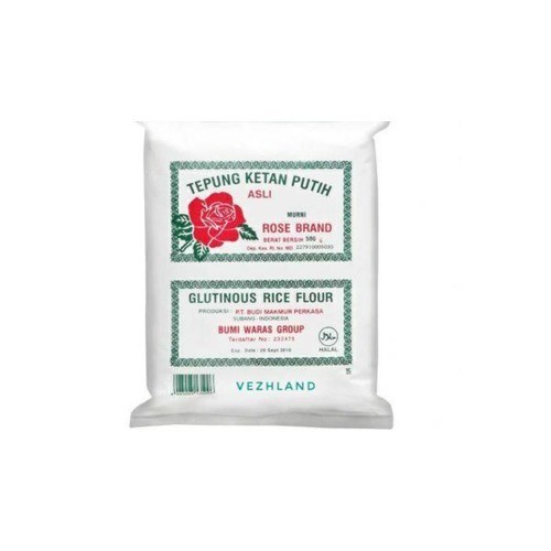 

TERLARIS! 1 DUS Tepung Ketan Rose Brand 500Gr isi 20 Pcs