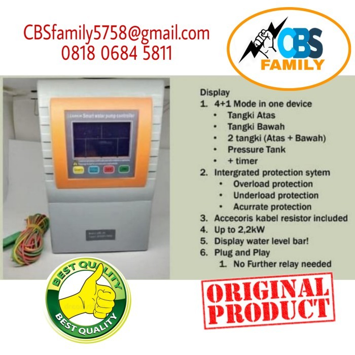 TERBARU Water Level Control / WLC / merk Larkin type LWL-D1 BISA GOSEND