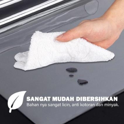 Plastik Alas Meja Premium Plastik meja makan bening tebal 2mm taplak meja waterproof Alas meja pvc t