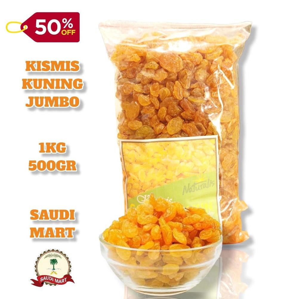 

kismis manis 1kg semi jumbo /kismis kuning non biji 1kg