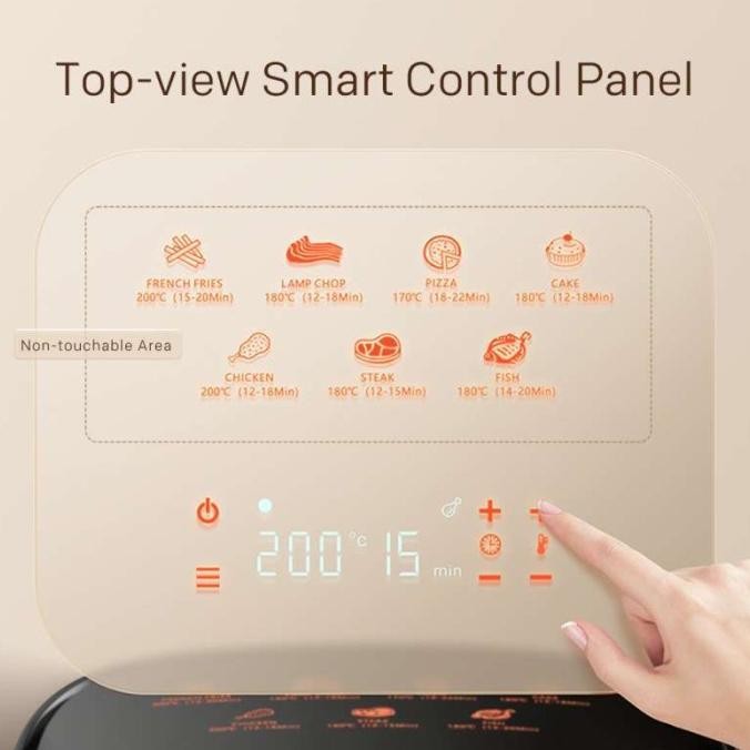 Coocaa Air Fryer - Kapasitas 4L - Digital Preset (Coocaa Af-De1) Sinna_Shop09