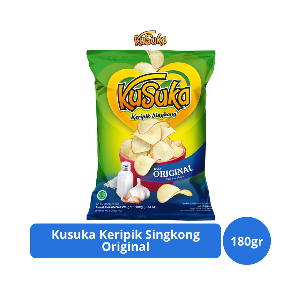 

Kusuka Keripik Singkong Original 180gr