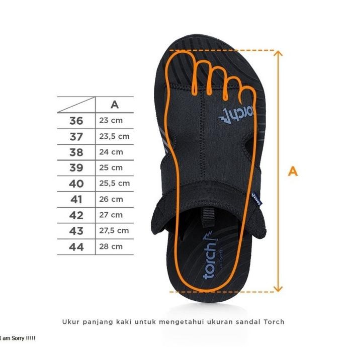 Sandal Travel Casual Torch Arrafa / Sandal Pria / Sandal Umroh Haji Maskeri_Aja