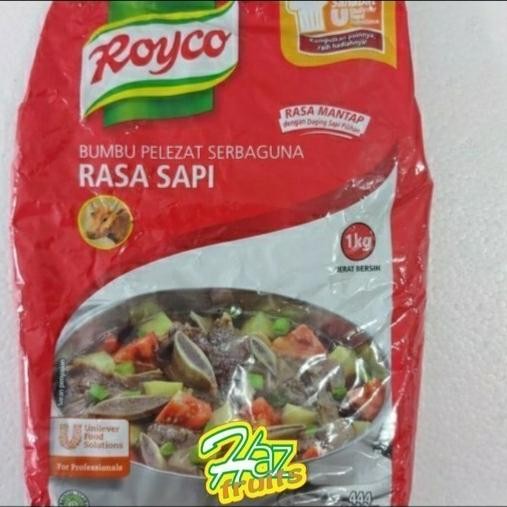 

Bumbu Penyedap Royco rasa Sapi 1kg I Bumbu Kaldu Royco Sapi 1kg