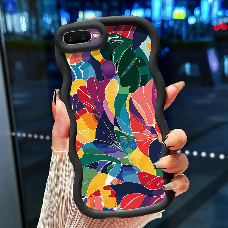 Casing Hp Untuk OPPO F9 F9 Pro Realme 2 Pro U1 Case Casing seri warna Kasing HP pola warna pelindung
