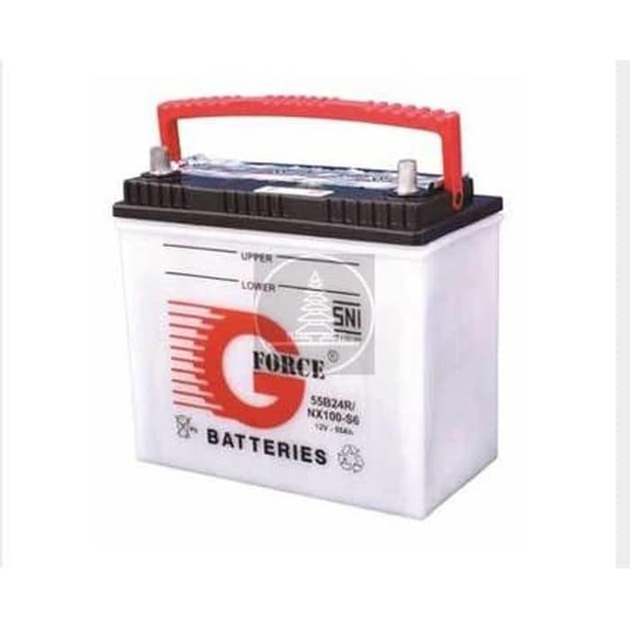 "Accu Basah Gforce Nx 100-S6 55Ah" (Pasti Jaya Ban)