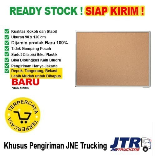 

TERBARU! Papan Pin Board / Soft Board SAKANA 90x120 Polos
