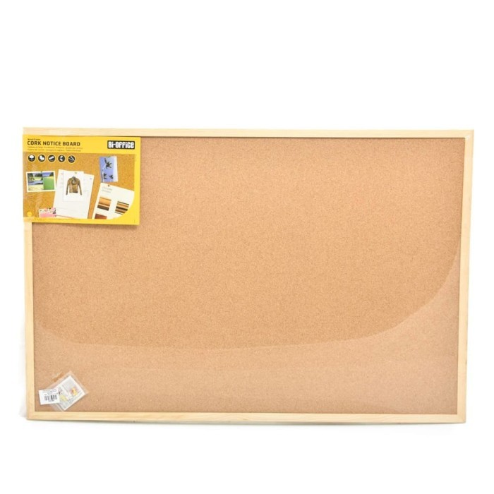 

TERBARU! Bi-Silque Cork Board Papan Buletin 90x60 Cm