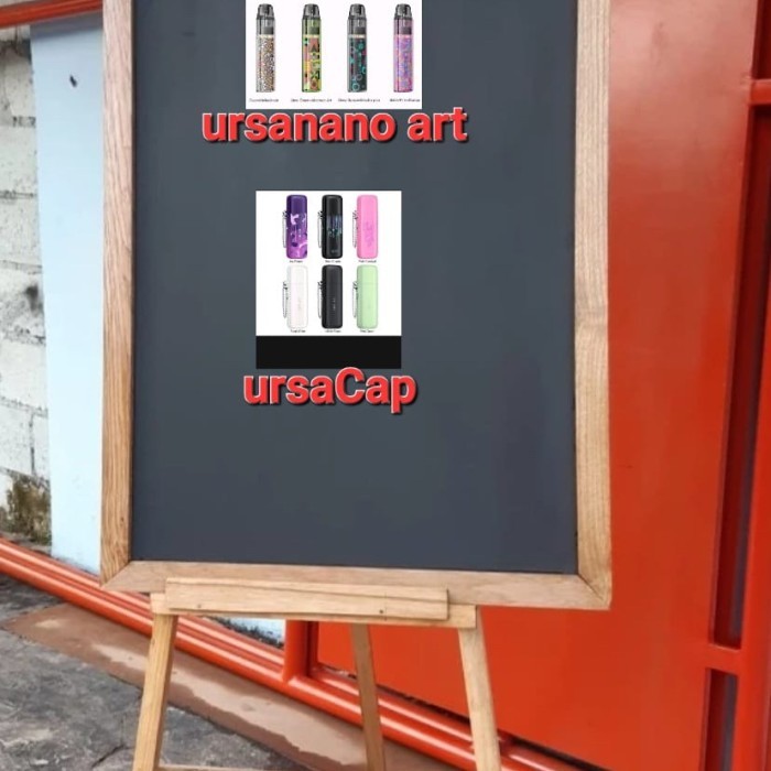 

TERBARU! papan Tulis Black board Berdiri 2 sisi Art&cap