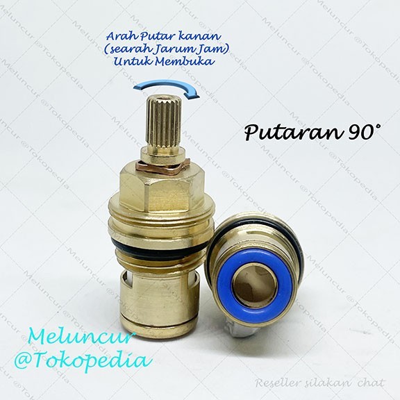 Spindle Kran Toto keran S1015 jantung sparepart wastafel panas dingin