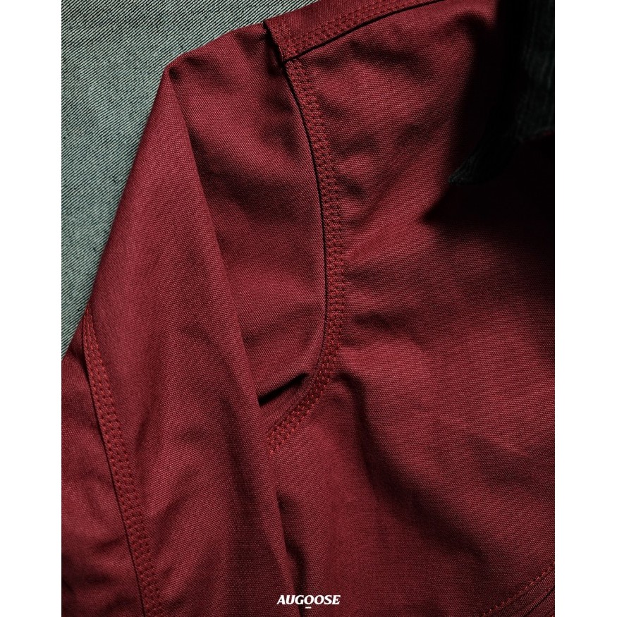 Augoose Crimson Red Active Work Jacket