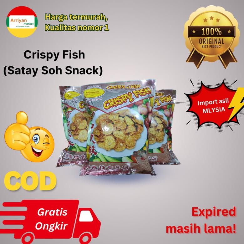 

crispy fish thailand snack kerupuk ikan tae nguan tai Boat Brand Kapal Nelayan