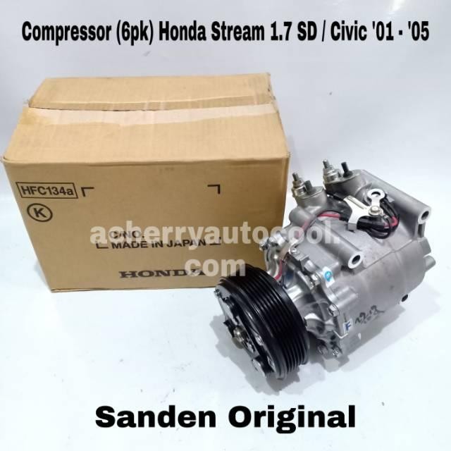 Compressor Ac Mobil Honda Stream 1.7 Sd / Civic 2001 - 2005