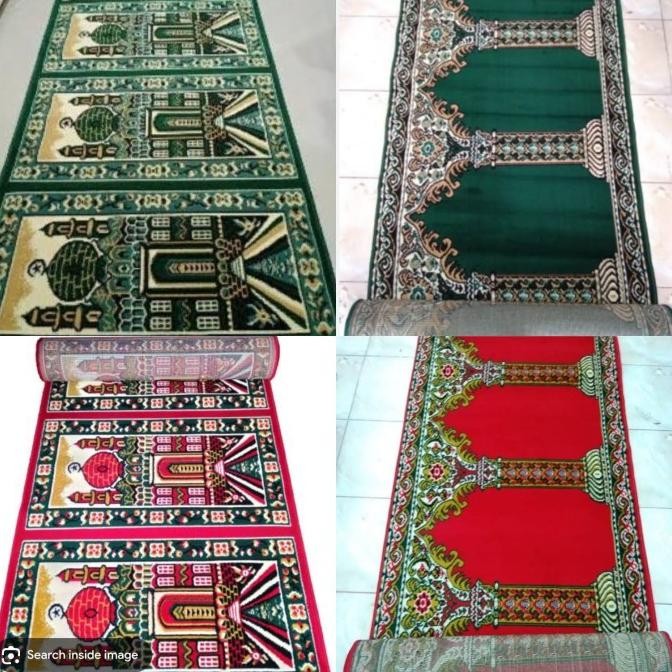 Karpet Sajadah Masjid Medeena 105x570 Karpet Sajadah Rol Meteran