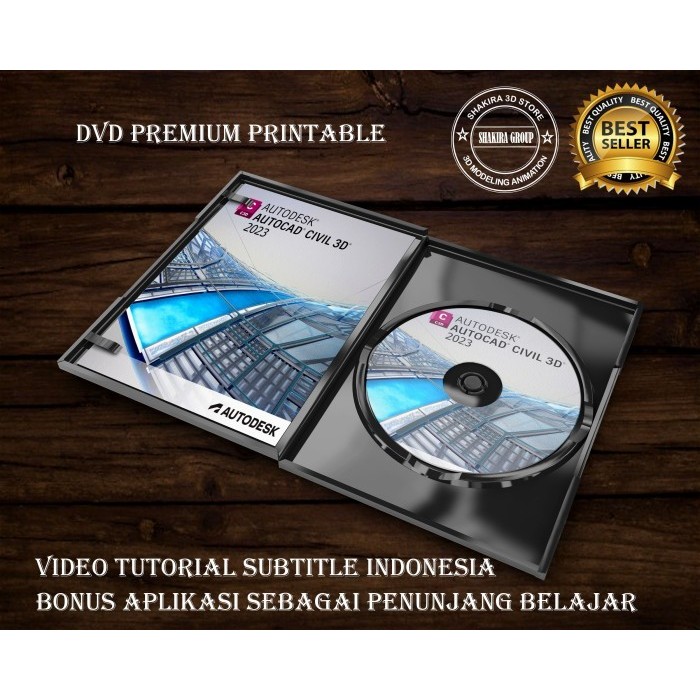 AutoCAD Civil 3D 2023 plus Video Tutorial Dasar sampai Mahir