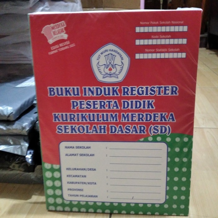 

Buku Induk Register Peserta Didik Kurikulum Merdeka SD