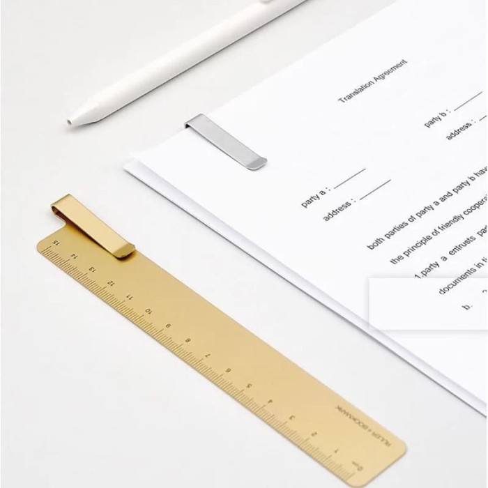 

TERLARIS! KACO Bookmark Ruler Penggaris Pembatas Buku (Penggaris)