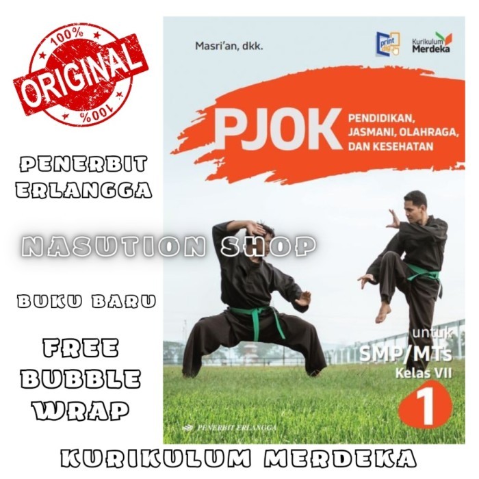 

Buku PJOK Kelas 1 / 7 SMP/MTs Erlangga Kurikulum Merdeka - Penjasorkes
