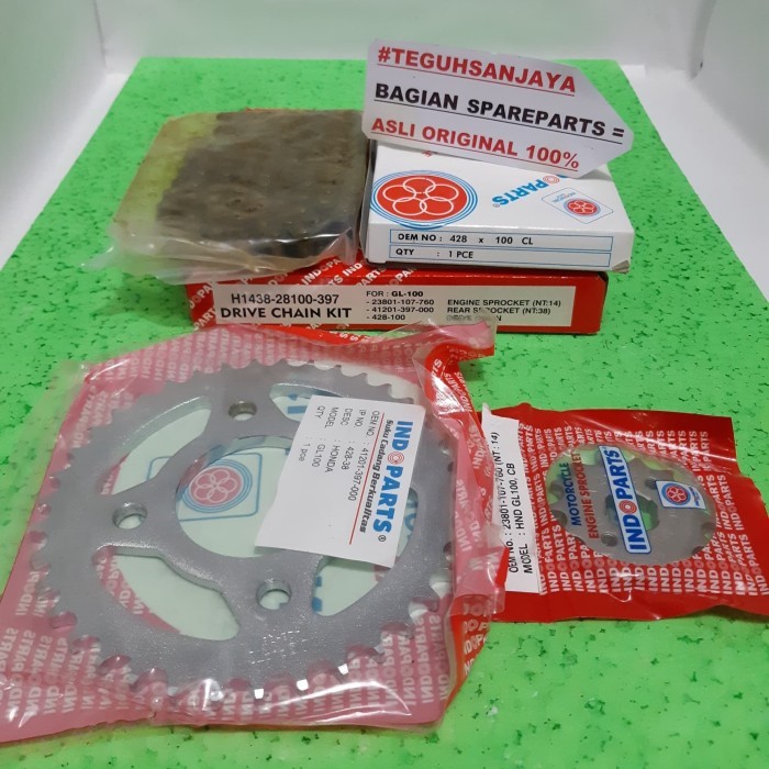 Gir Set / Gear set GL 100 Asli Original INDOPARTS