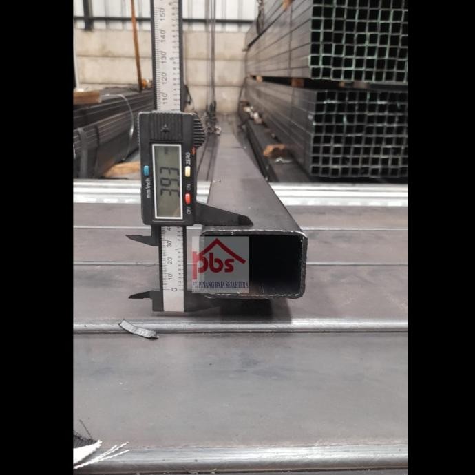 Besi Stall Hollow/Holo HITAM 40X60 (1mm 1.2mm 1.4mm 1.6mm 1.8mm 2 2.8) GOL