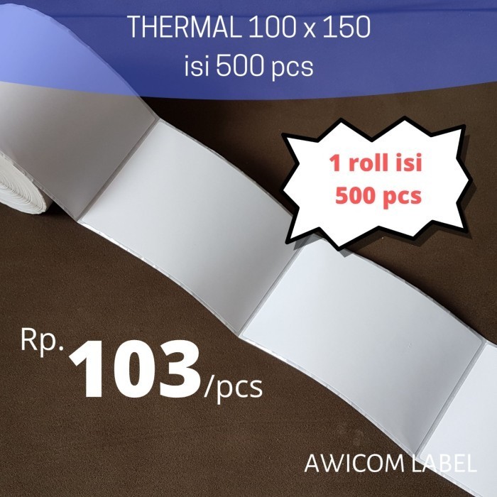 

TERLARIS! [KHUSUS KURIR INSTANT GRAB GOJEK] Label Thermal 100x150