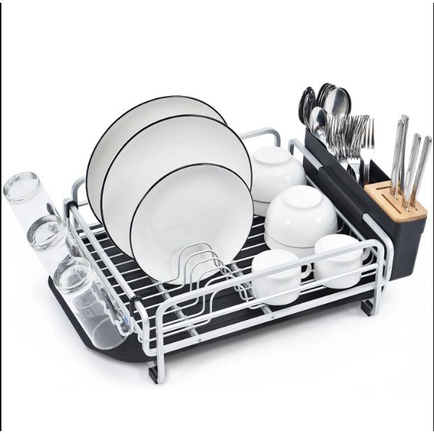 Rak Piring Aluminium Minimalis Rak Pengering Piring Dish Rack