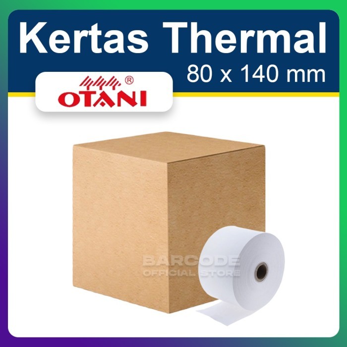 

Dus Kertas Struk Thermal Otani 80 x 140 mm 80x140 ATM Tiket Parkir