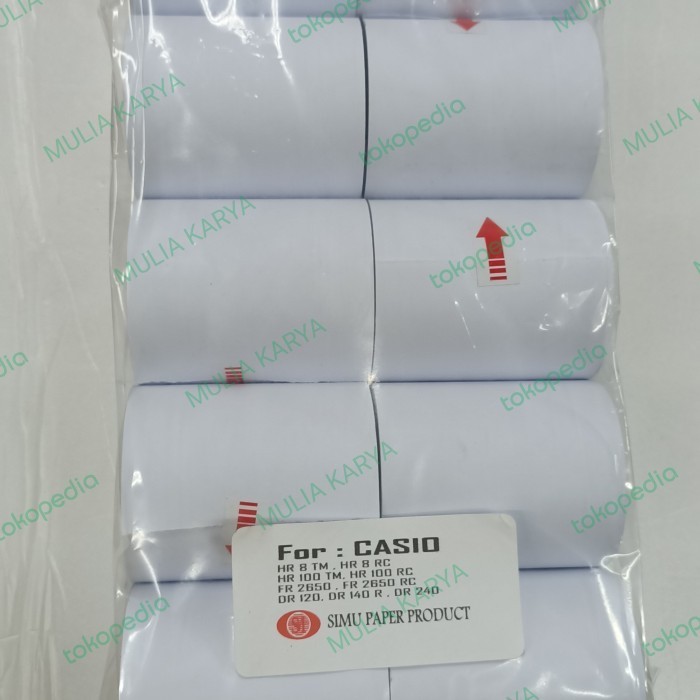 

PROMO! Telstruk HVS ROL 58x48 Kertas Kasir Struk 1 ply Putih 58 mm