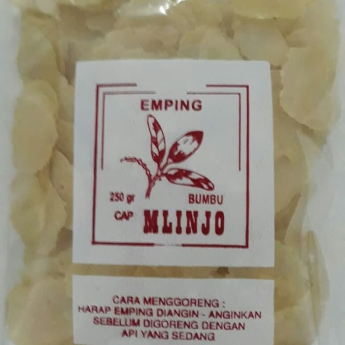 

Emping Asli Semarang siap goreng cap bumbu Mlinjo