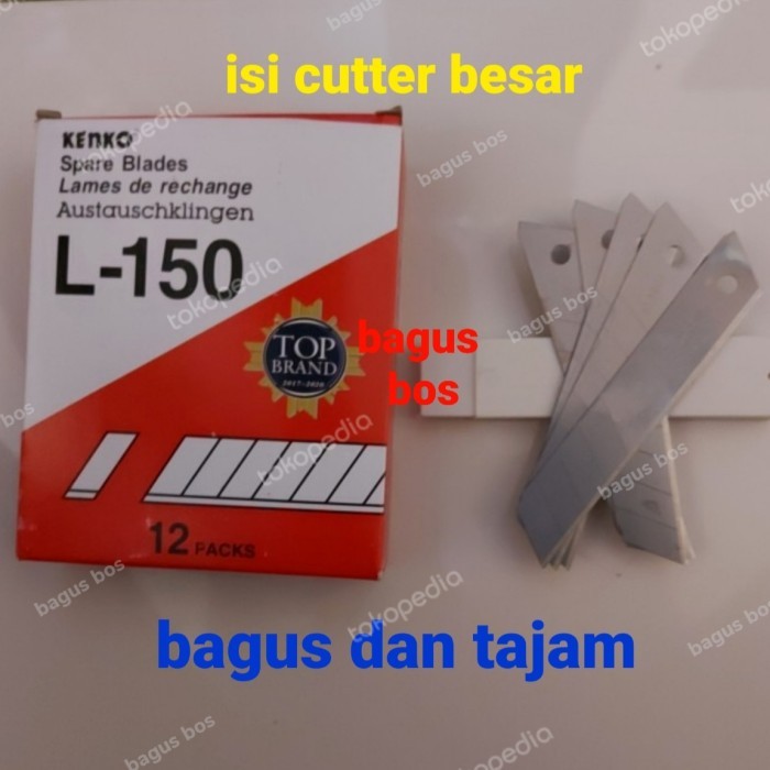 

REFILL / ISI CUTTER BESAR KENKO L150/L-150 DIJAMIN BAGUS BOS ORIGINAL