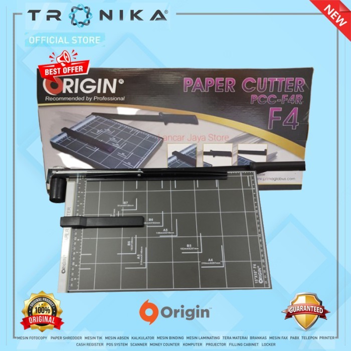 

MESIN PEMOTONG KERTAS ORIGIN ORIGINAL GARANSI RESMI