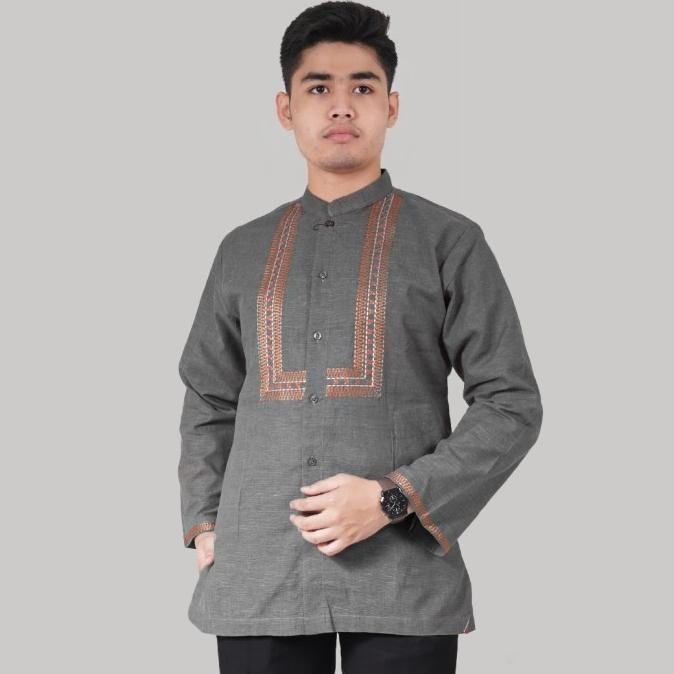 Baju koko preview by itang yunasz / koko preview lengan panjang Terlaris