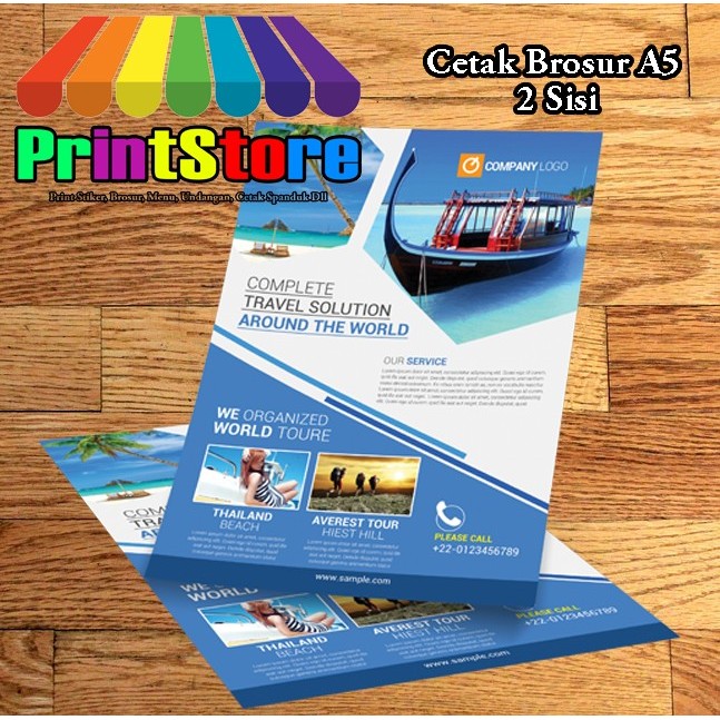 brosur A5 custom