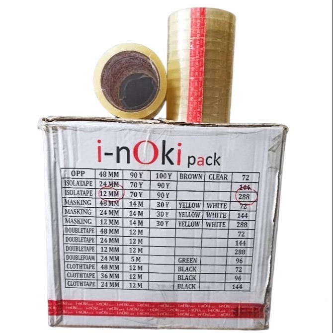 

1DUS go grab selotip isolasi solasi lakban kyoto 24mm atau 12mm