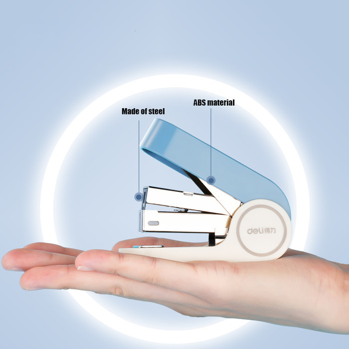 

1Pcs DELI TA502 4 Colors Mini Stapler 24/6 26/6 Staples Office School Student Supplies Stationery