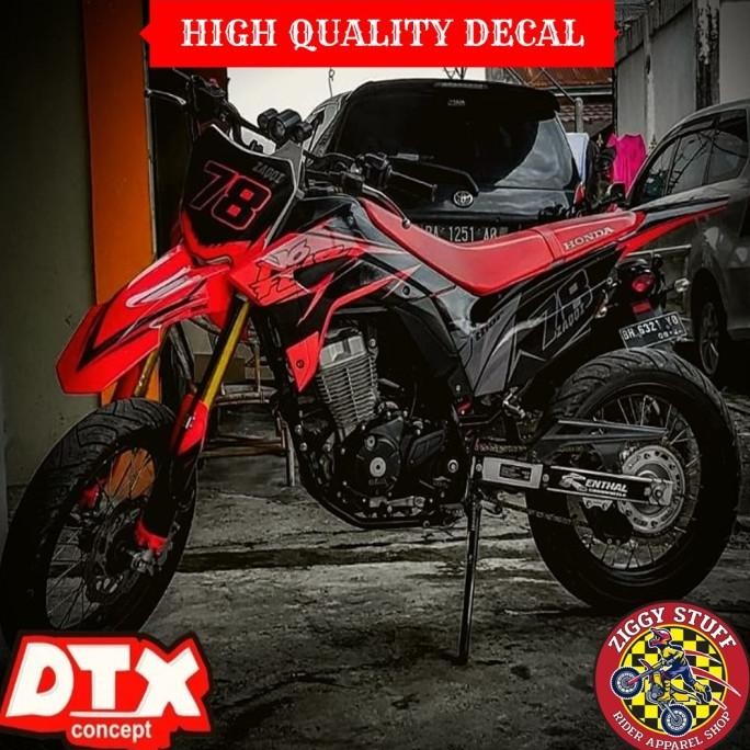 Stiker motor crf motor trail decal crf 150 l sticker motor CRF150-013