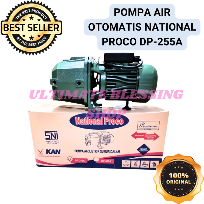 Pompa Air Jet Pump NATIONAL PROCO PREMIUM DP 255A Original Berkualitas - ULTIMATE BLESSING SHOP