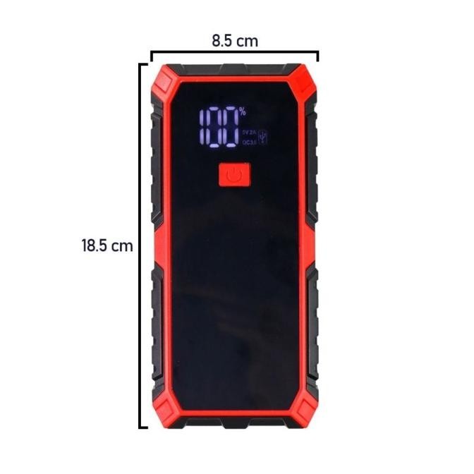 Power Bank Jumper Aki Mobil Senter USB Charger HP 20000mAh 111131 Terlaris