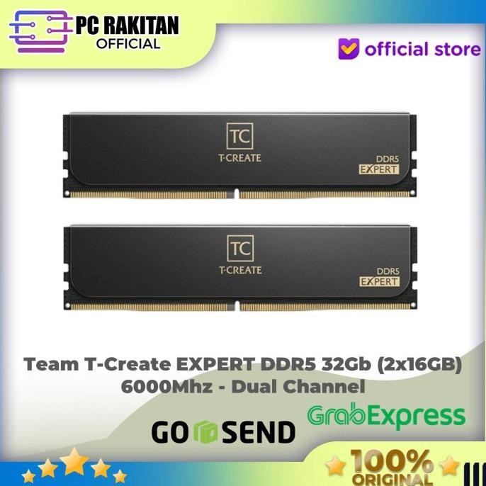 Team T-Create Expert Ddr5 32Gb (2X16Gb) 6000Mhz - Dual Channel