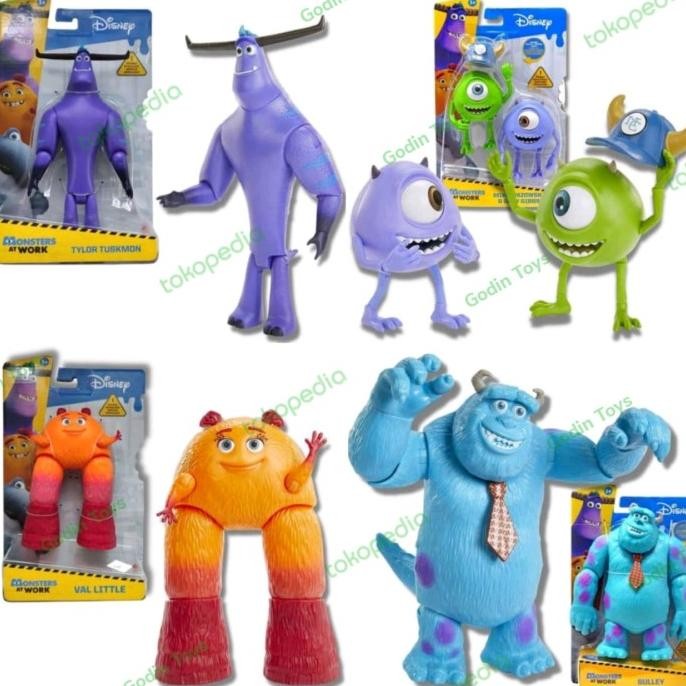 Disney Pixar Tylor Tuskmon Val Monsters at Work Monster University