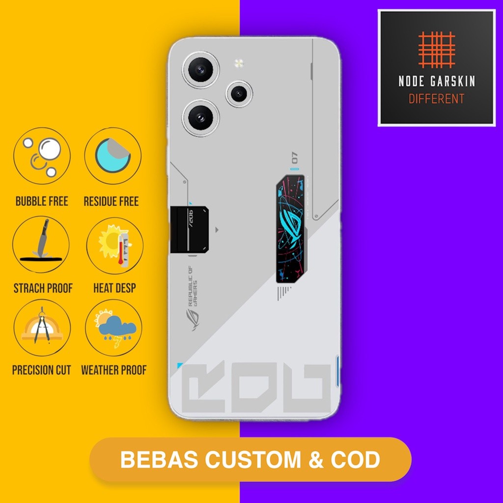 

*PromoTerjangkau* Redmi 12 Rogg 7 Garskin Wrap Stiker Premium / X Casing Case COD